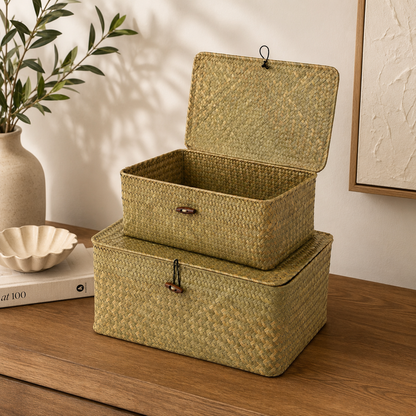 Seagrass Hamper Basket