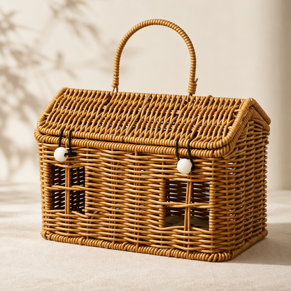 House Rattan Basket