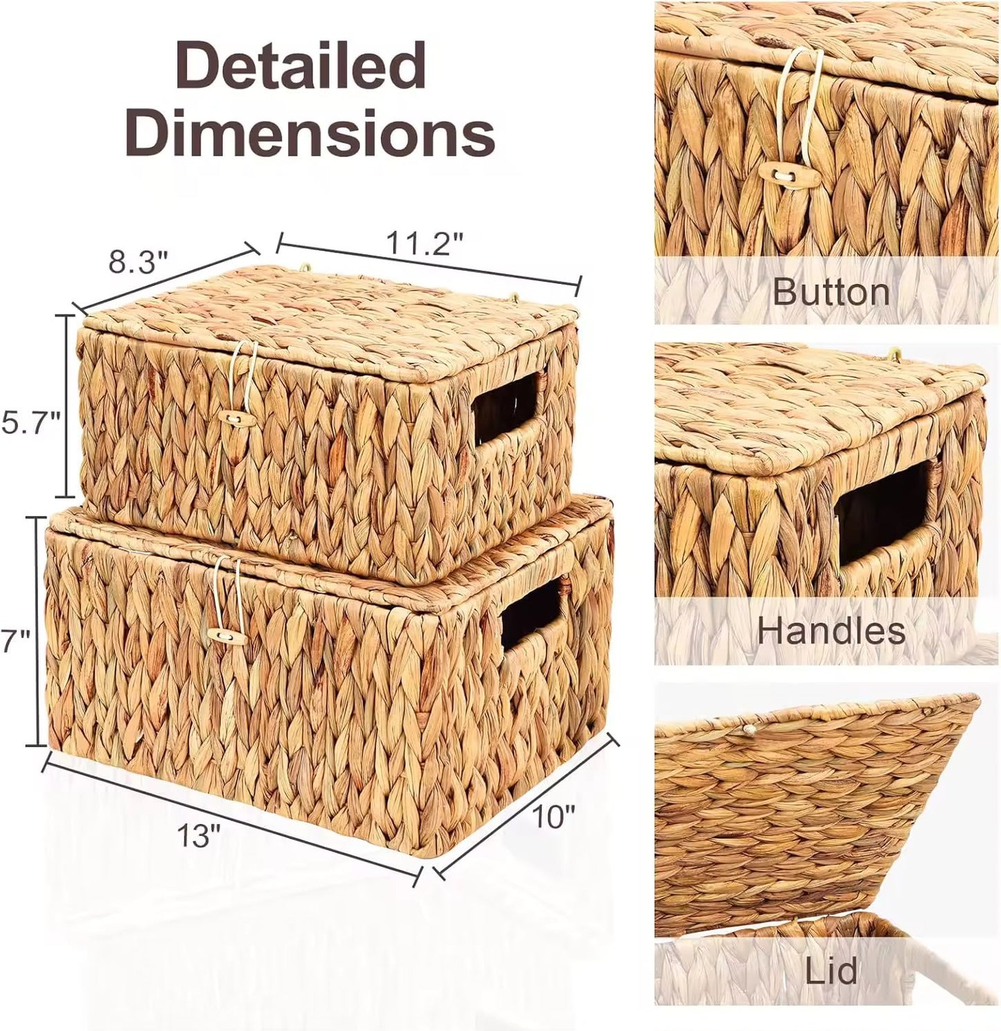 Hyacinth  Storage Basket