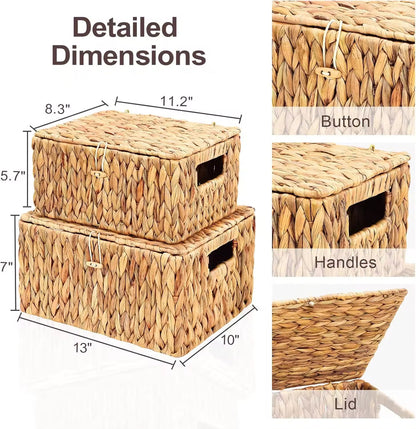 Hyacinth  Storage Basket